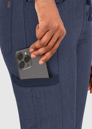 Maevn Matrix Pro Women's  Drawstring Waistband Yoga Scrub Petite Pant