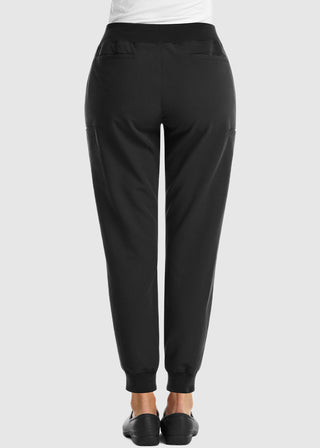 Maevn Women's Mid Rise Convertible Drawcord Jogger Tall Pant