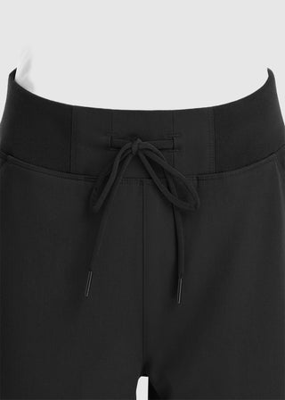 Maevn Women's Mid Rise Convertible Drawcord Jogger Tall Pant