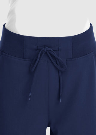 Maevn Women's Mid Rise Convertible Drawcord Jogger Tall Pant