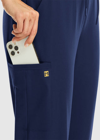 Maevn Women's Mid Rise Convertible Drawcord Jogger Tall Pant