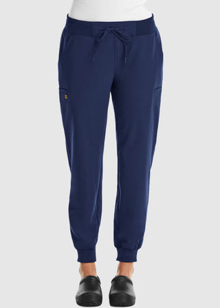 Maevn Women's Mid Rise Convertible Drawcord Jogger Tall Pant