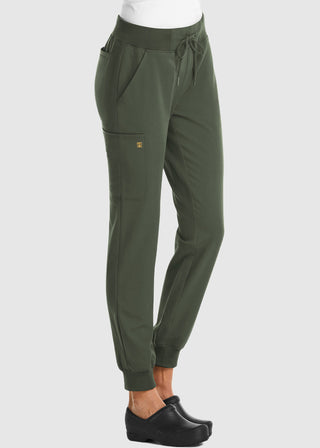 Maevn Women's Mid Rise Convertible Drawcord Jogger Tall Pant