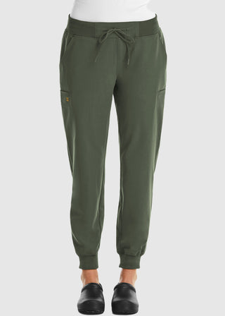 Maevn Women's Mid Rise Convertible Drawcord Jogger Tall Pant