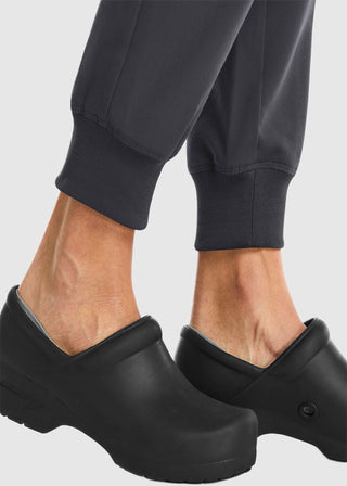 Maevn Women's Mid Rise Convertible Drawcord Jogger Petite Pant