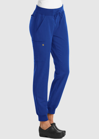 Maevn Women's Mid Rise Convertible Drawcord Jogger Petite Pant