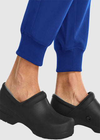 Maevn Women's Mid Rise Convertible Drawcord Jogger Petite Pant