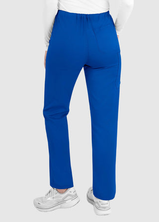 Maevn Matrix Basic Unisex Solid Scrub Top And Tapered Scrub Pant Set