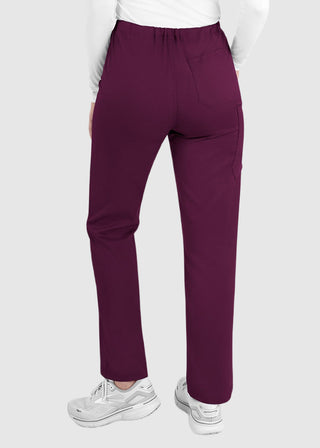 Maevn Matrix Basic Unisex Solid Scrub Top And Tapered Scrub Pant Set