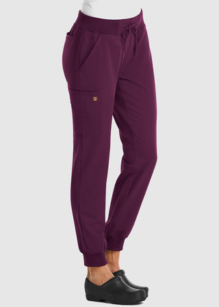 Maevn Women's Mid Rise Convertible Drawcord Jogger Tall Pant