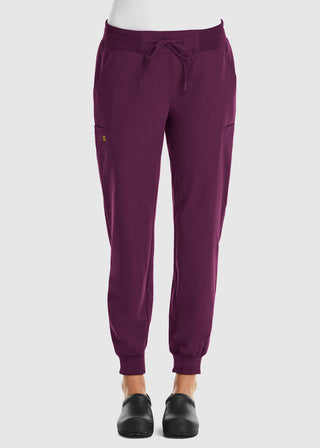 Maevn Women's Mid Rise Convertible Drawcord Jogger Tall Pant