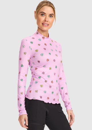 Med Couture Women's Merrow Edge Mock Neck Underscrub