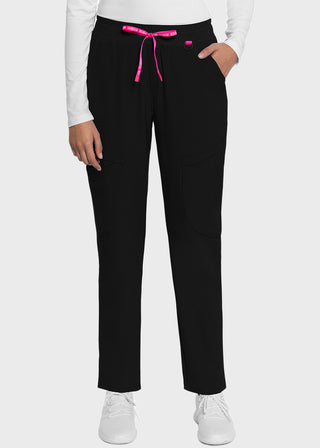 Med Couture AMP Women's Mid Rise Drawstring Tapered Leg Pant