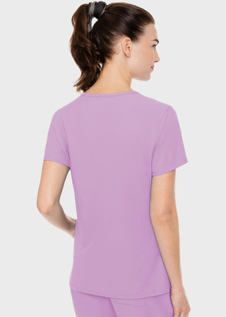 Med Couture Insight Women's Doubled Pocket Solid Scrub Top