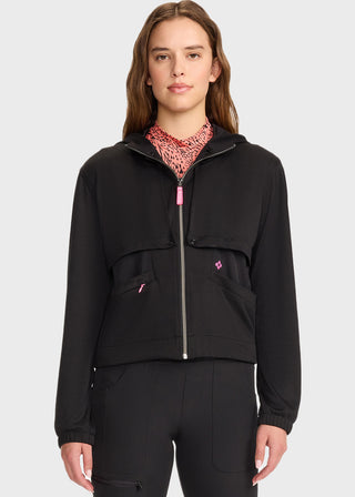 Med Couture Women's Convertible Windbreaker Jacket