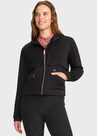 Med Couture Women's Convertible Windbreaker Jacket