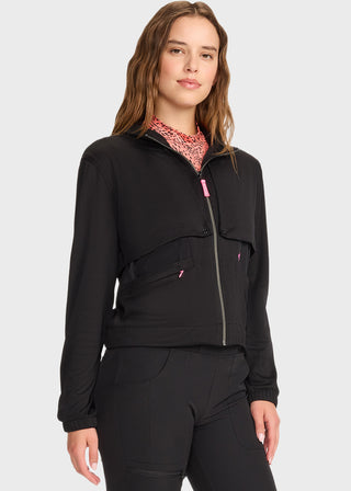 Med Couture Women's Convertible Windbreaker Jacket
