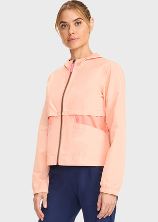 Med Couture Women's Convertible Windbreaker Jacket