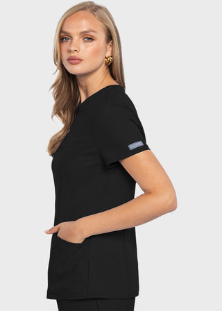 Med Couture MC Insight Women's Zip Front Henley Top