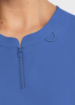 Med Couture MC Insight Women's Zip Front Henley Top