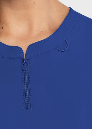 Med Couture MC Insight Women's Zip Front Henley Top