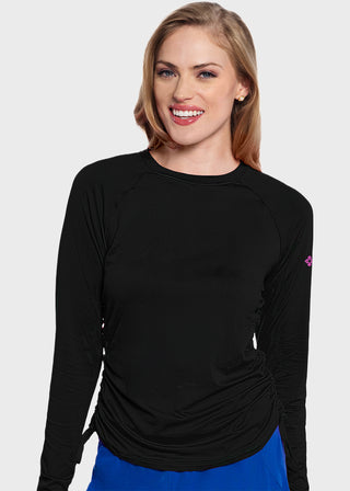 Med Couture AMP Women's Long Sleeve Ruched Underscrub