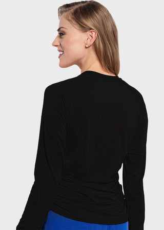 Med Couture AMP Women's Long Sleeve Ruched Underscrub