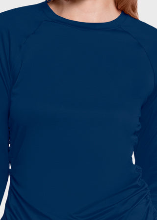 Med Couture AMP Women's Long Sleeve Ruched Underscrub