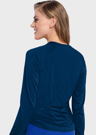 Med Couture AMP Women's Long Sleeve Ruched Underscrub