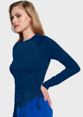Med Couture AMP Women's Long Sleeve Ruched Underscrub