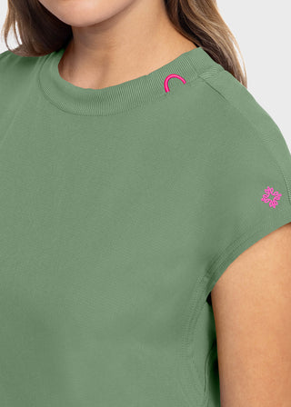 Med Couture AMP Women's Round Neck Tuckable Top