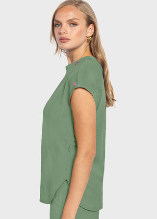 Med Couture AMP Women's Round Neck Tuckable Top