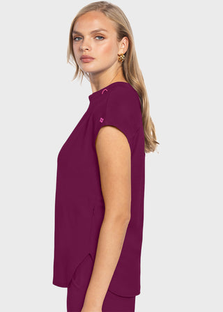 Med Couture AMP Women's Round Neck Tuckable Top