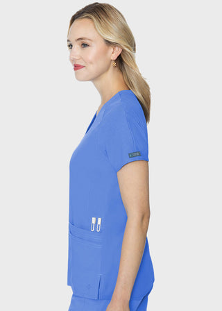Med Couture Touch Women's Raglan Sleeve Top