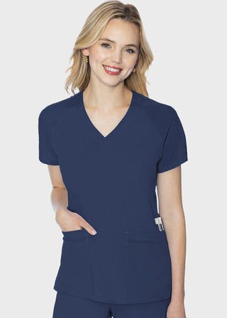 Med Couture Touch Women's Raglan Sleeve Top