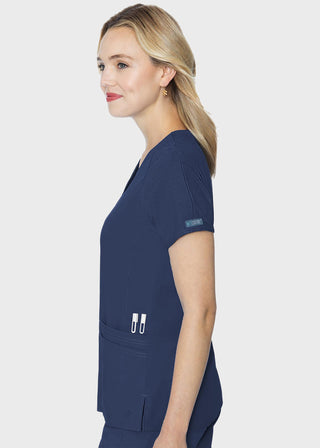 Med Couture Touch Women's Raglan Sleeve Top