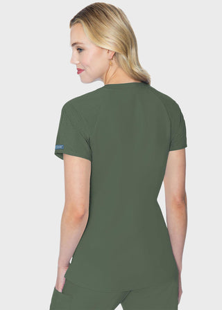 Med Couture Touch Women's Raglan Sleeve Top