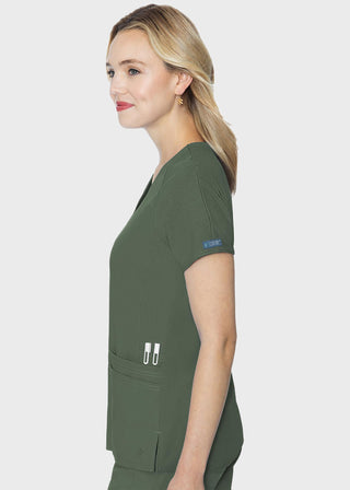 Med Couture Touch Women's Raglan Sleeve Top