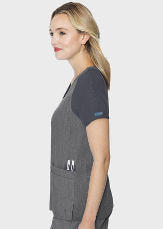 Med Couture Touch Women's Raglan Sleeve Top