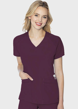 Med Couture Touch Women's Raglan Sleeve Top