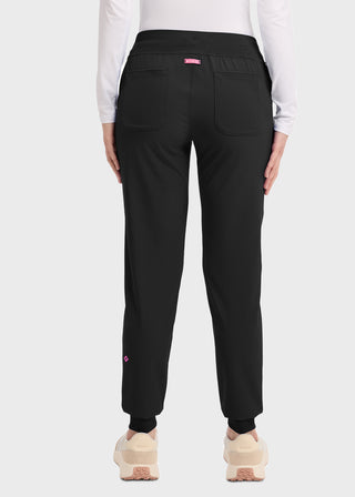 Med couture AMP Women's Mid Rise Jogger Petite Pants