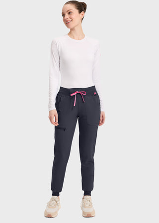 Med couture AMP Women's Mid Rise Jogger Petite Pants