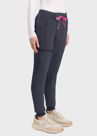 Med couture AMP Women's Mid Rise Jogger Petite Pants