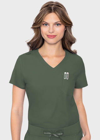 Med Couture Women's One Pocket Tuck-In Top