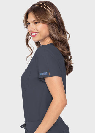 Med Couture Women's One Pocket Tuck-In Top