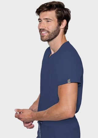 Medcouture Rothwear Insight Men's One-Pocket Scrub Top