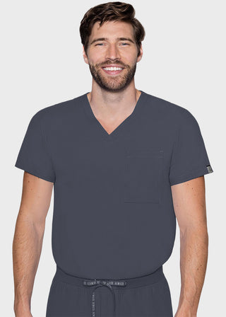 Medcouture Rothwear Insight Men's One-Pocket Scrub Top