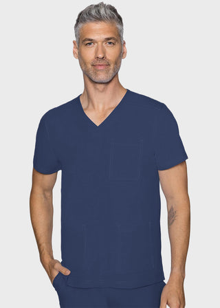 Medcouture Rothwear Insight Men's Scrub Top With Pockets