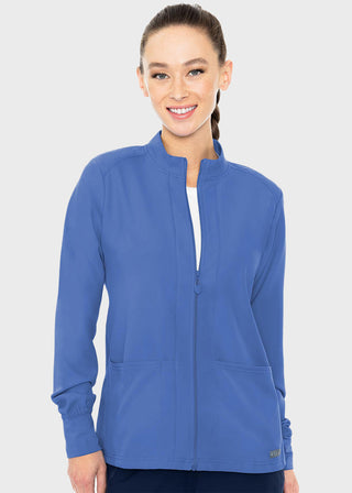 Med Couture Insight Women's Warm Up Solid Scrub Jacket