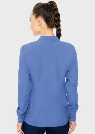 Med Couture Insight Women's Warm Up Solid Scrub Jacket